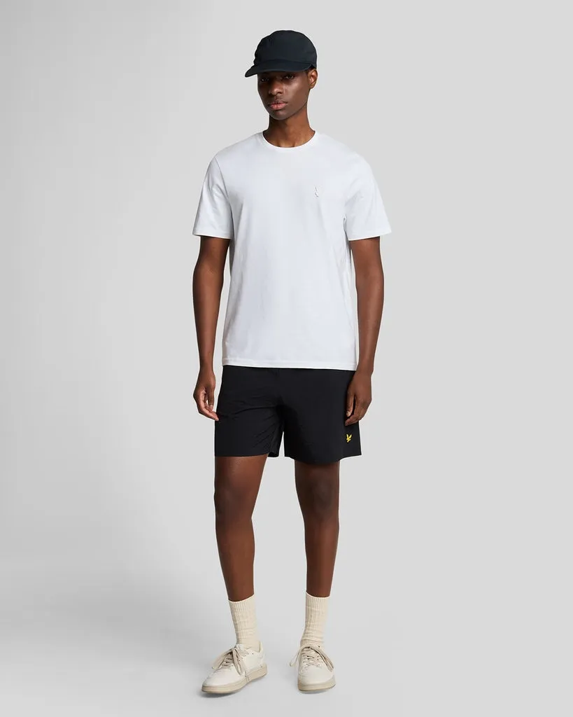 Lyle & Scott Mens Swim Shorts | Jet Black sold by The Foot Factory