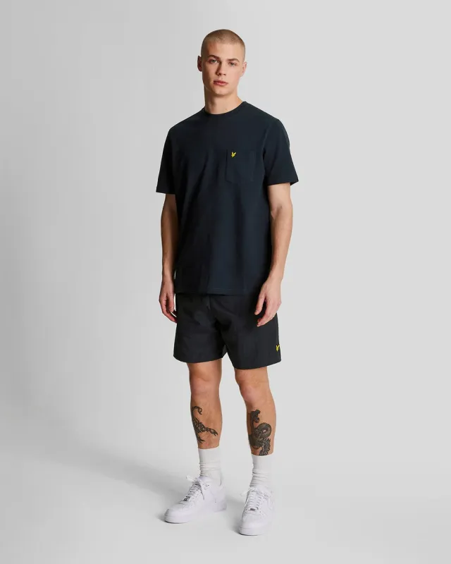 Lyle & Scott Mens Swim Shorts | Dark Navy sold by The Foot Factory