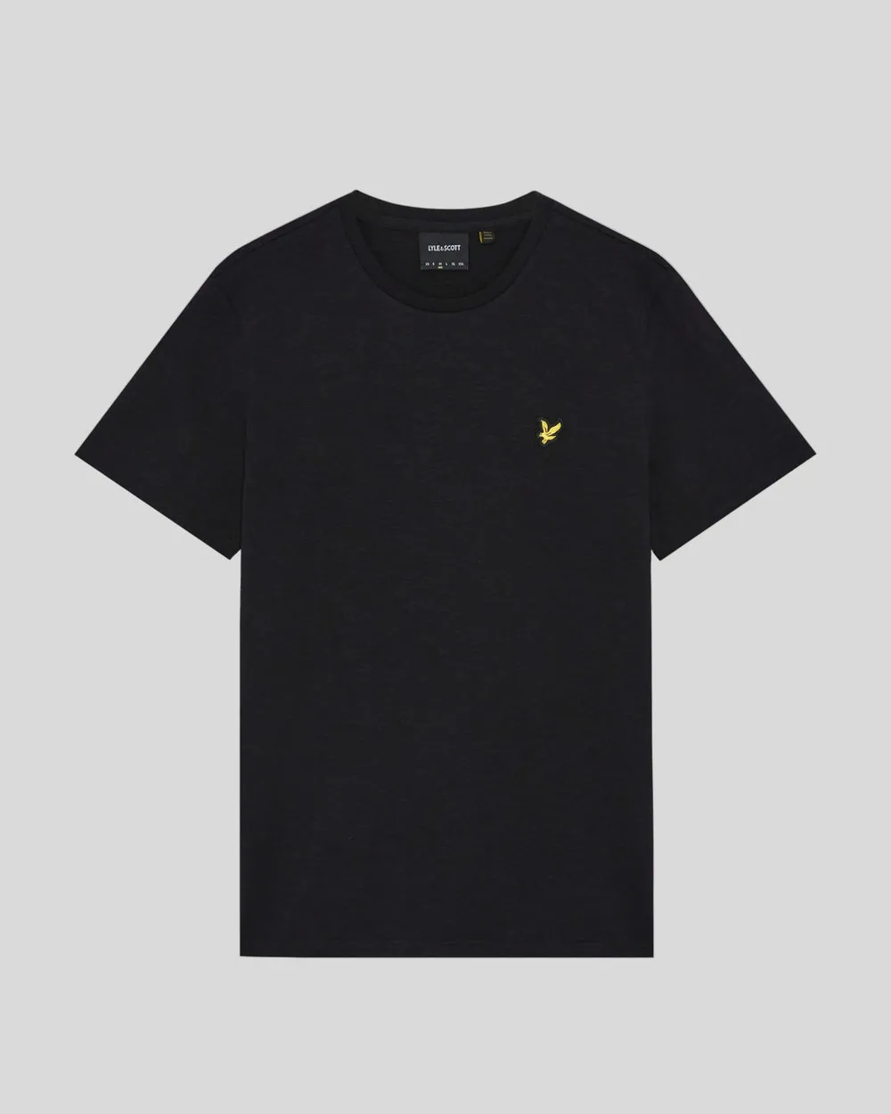 Lyle & Scott Mens Fine Cotton Slub T-Shirt | Jet Black sold by The Foot Factory product image thumbnail 5