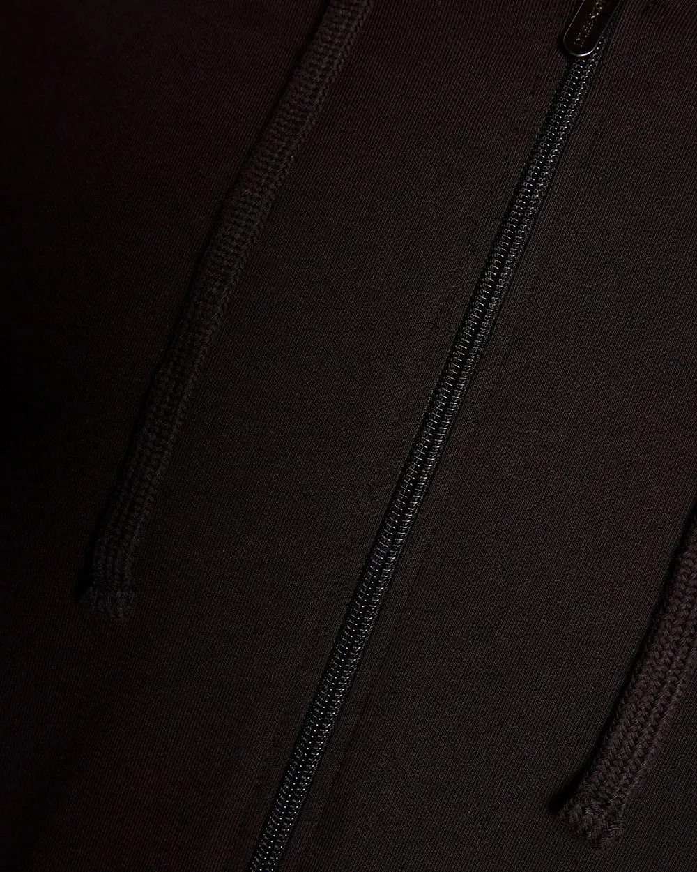 Lyle & Scott Mens Lightweight Lounge Zip Hoodie | Jet Black sold by The Foot Factory product image thumbnail 5