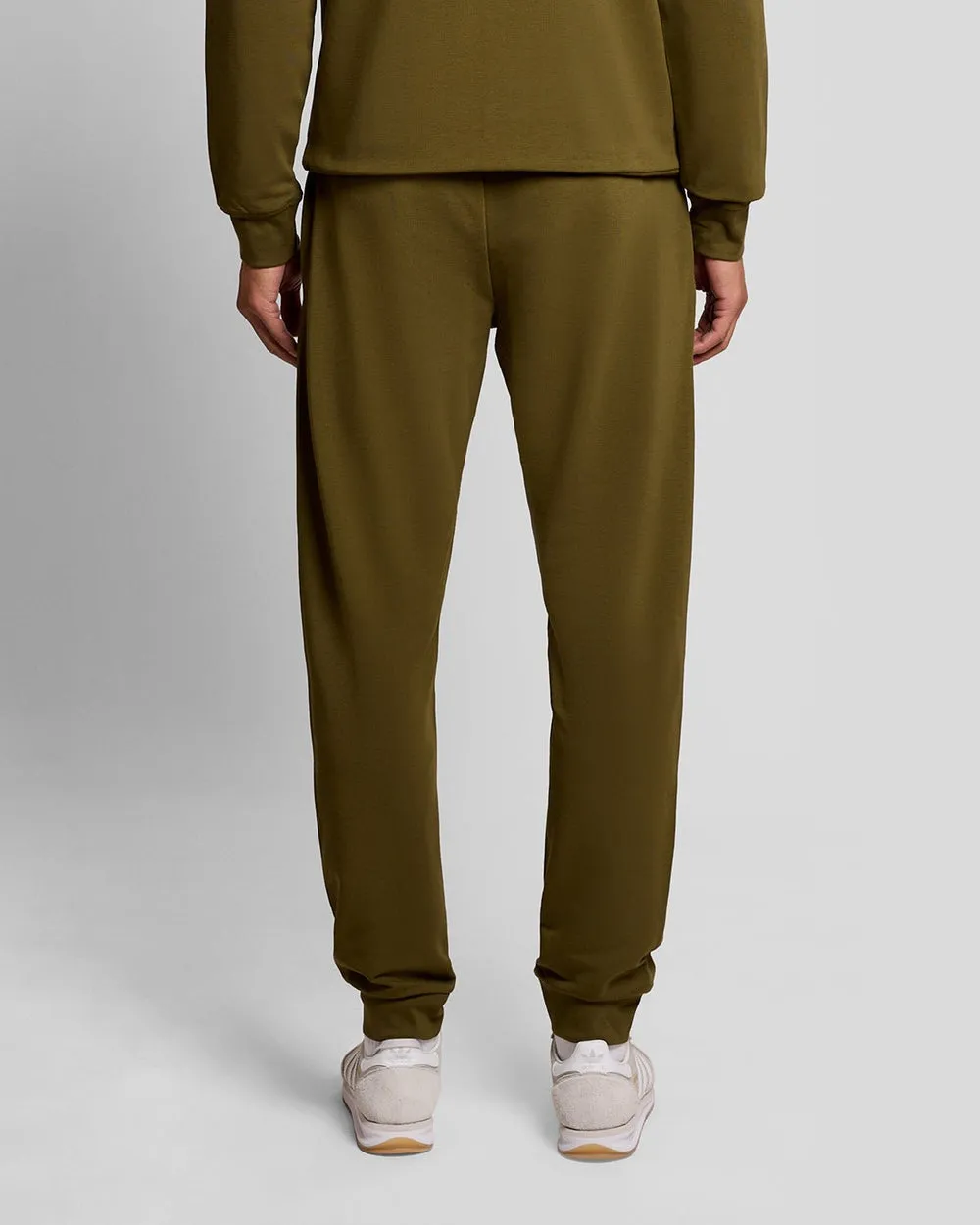 Lyle & Scott Mens Lightweight Lounge Joggers | Olive sold by The Foot Factory