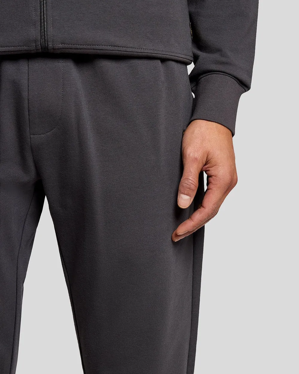 Lyle & Scott Mens Lightweight Lounge Joggers | Gunmetal sold by The Foot Factory product image thumbnail 3