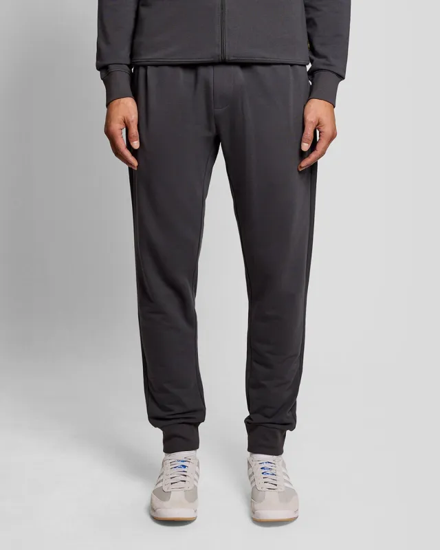 Lyle & Scott Mens Lightweight Lounge Joggers | Gunmetal sold by The Foot Factory