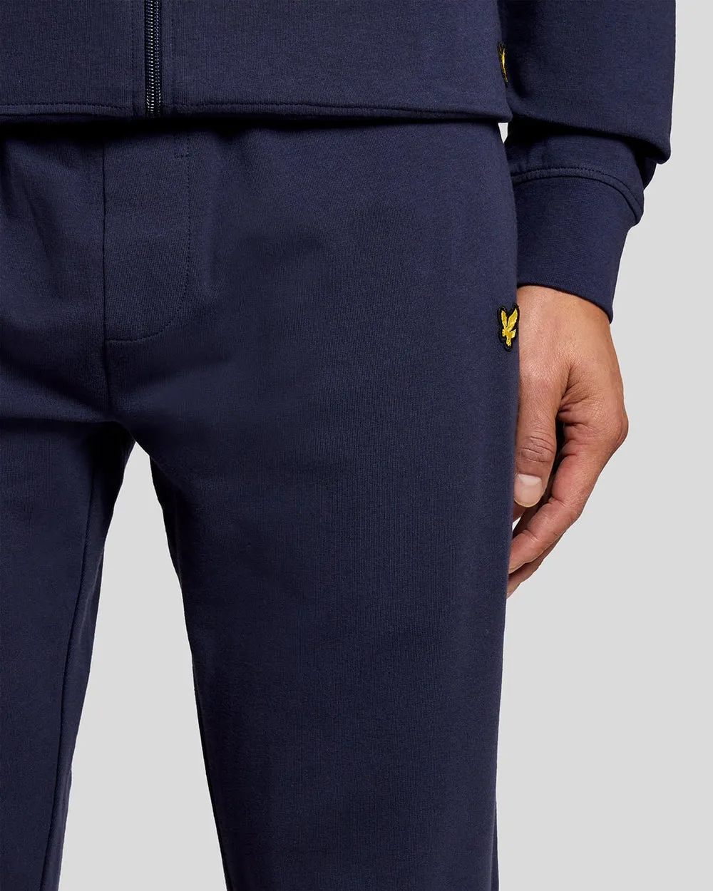 Lyle & Scott Mens Lightweight Lounge Joggers | Navy sold by The Foot Factory product image thumbnail 3
