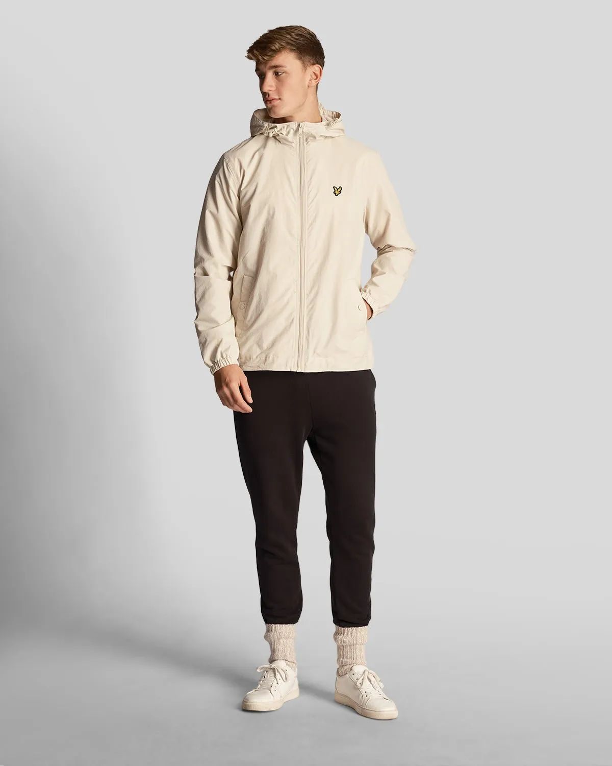 Lyle & Scott Mens Water Resistant Hooded Jacket | Cove sold by The Foot Factory product image thumbnail 2