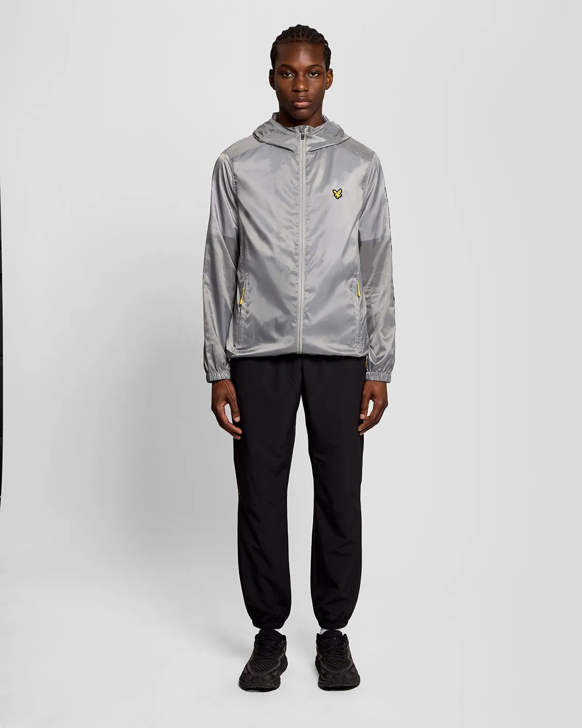 Lyle & Scott Mens Sports Lightweight Training Jacket | Ultimate Grey sold by The Foot Factory product image thumbnail 2