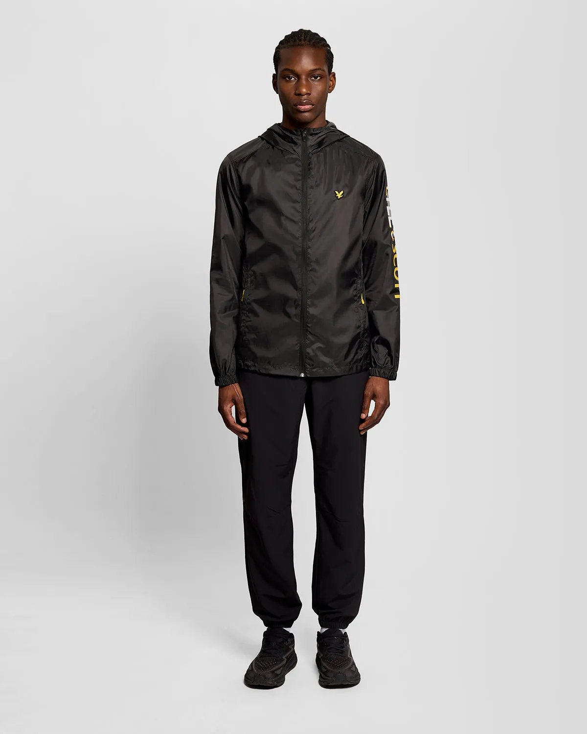 Lyle & Scott Mens Sports Lightweight Training Jacket | Jet Black sold by The Foot Factory product image thumbnail 2