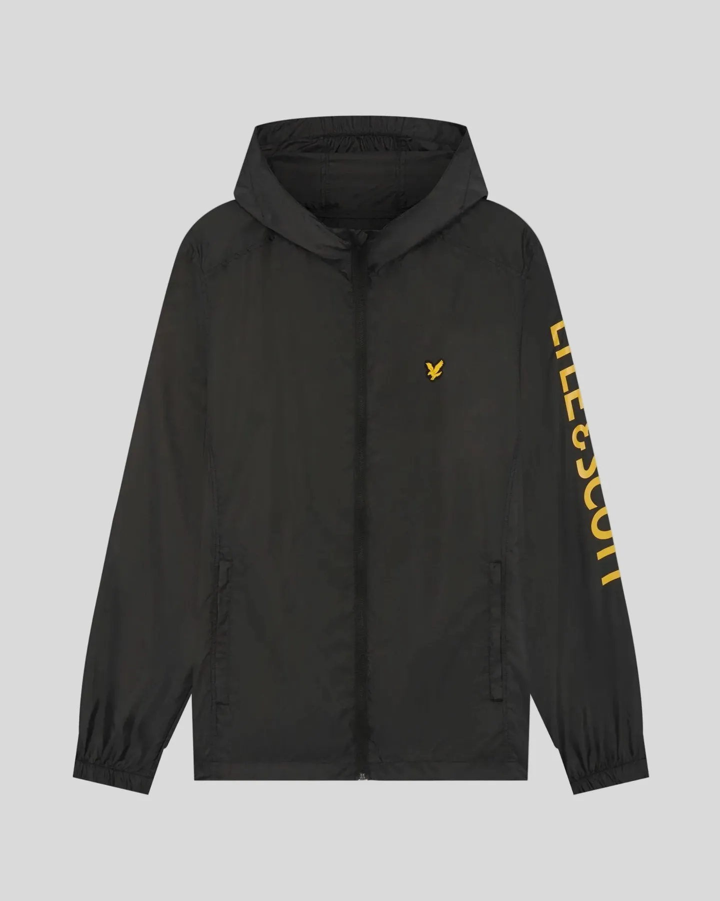 Lyle & Scott Mens Sports Lightweight Training Jacket | Jet Black sold by The Foot Factory product image thumbnail 5