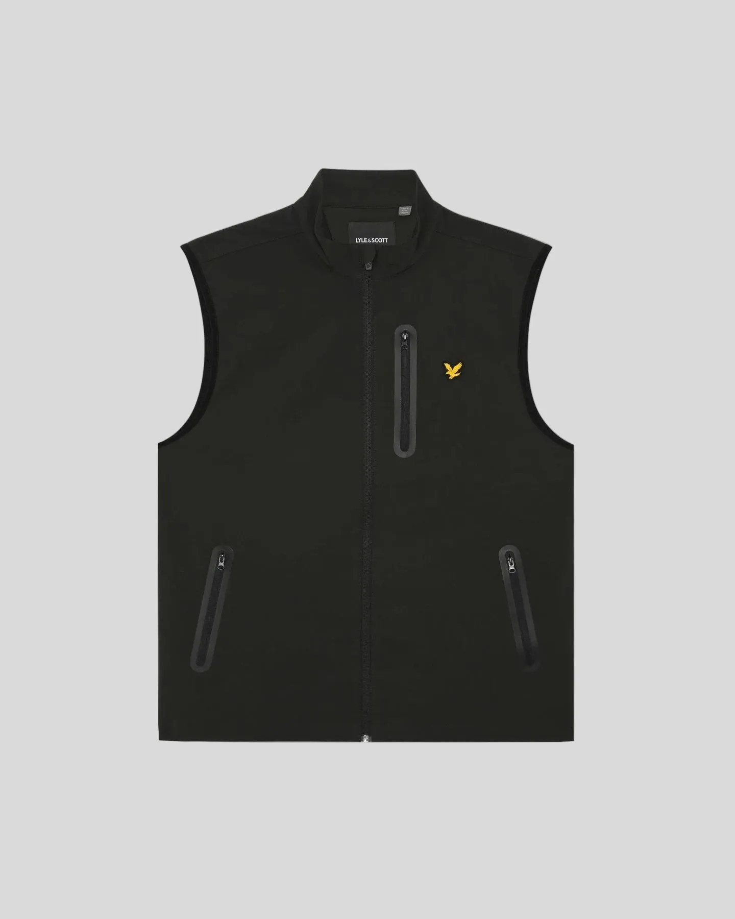 Lyle & Scott Mens Sports Performance Gilet | Jet Black sold by The Foot Factory product image thumbnail 5