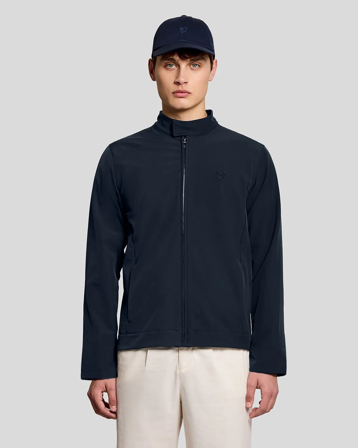 Lyle & Scott Mens Lightweight Softshell Jacket | Carbon sold by The Foot Factory