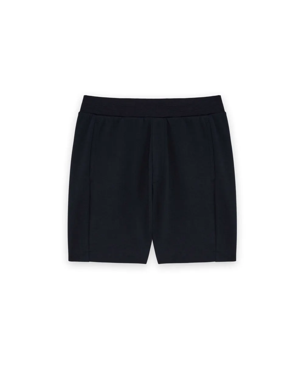 Lyle & Scott Mens Cotton Blend Track Sweat Shorts | Dark Navy sold by The Foot Factory product image thumbnail 5