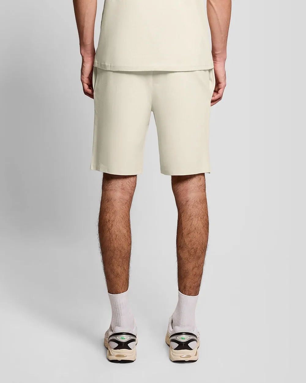 Lyle & Scott Mens Sports Lightweight Sweat Shorts | Whitecap Grey sold by The Foot Factory product image thumbnail 4