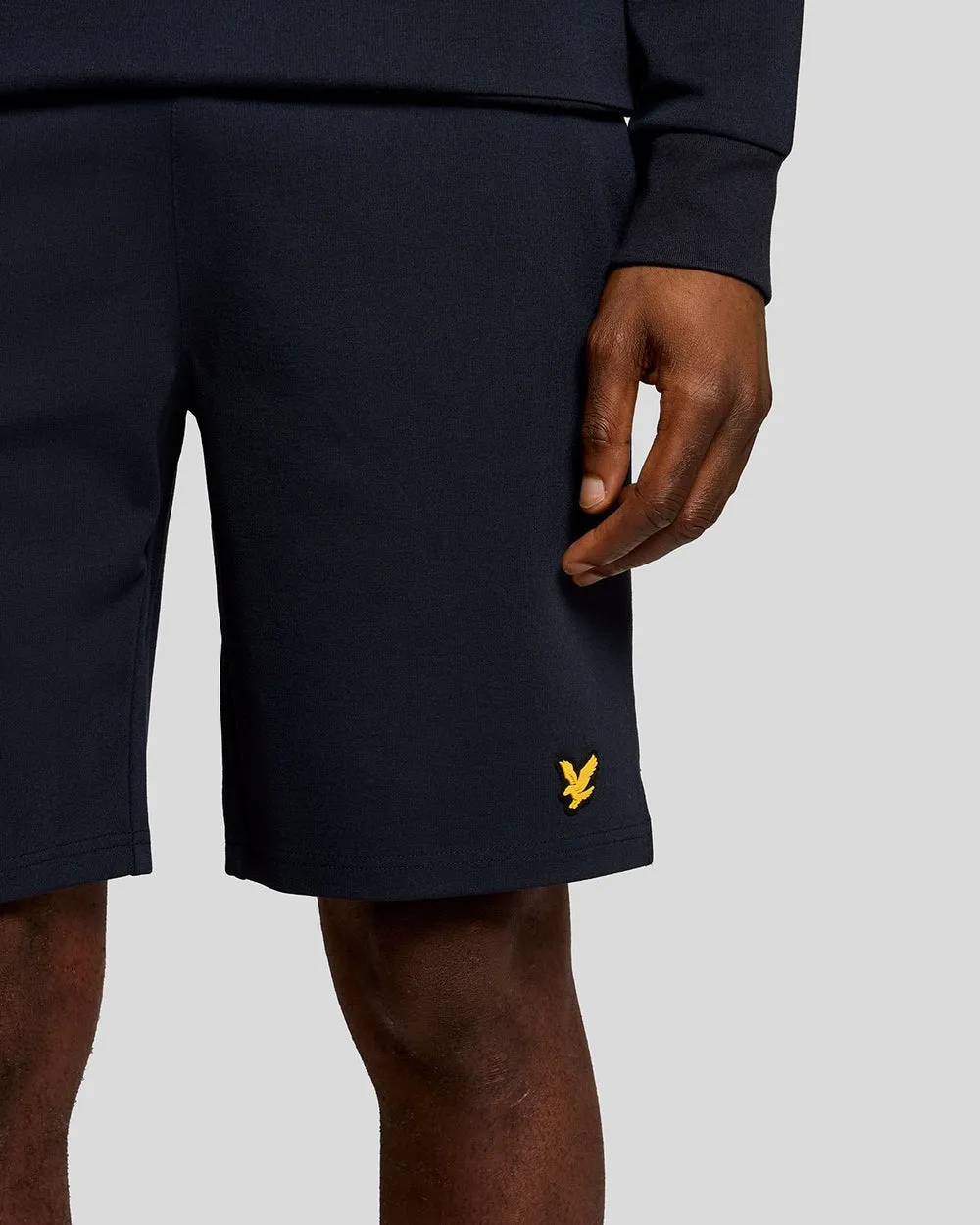 Lyle & Scott Mens Sports Lightweight Sweat Shorts | Dark Navy sold by The Foot Factory product image thumbnail 3