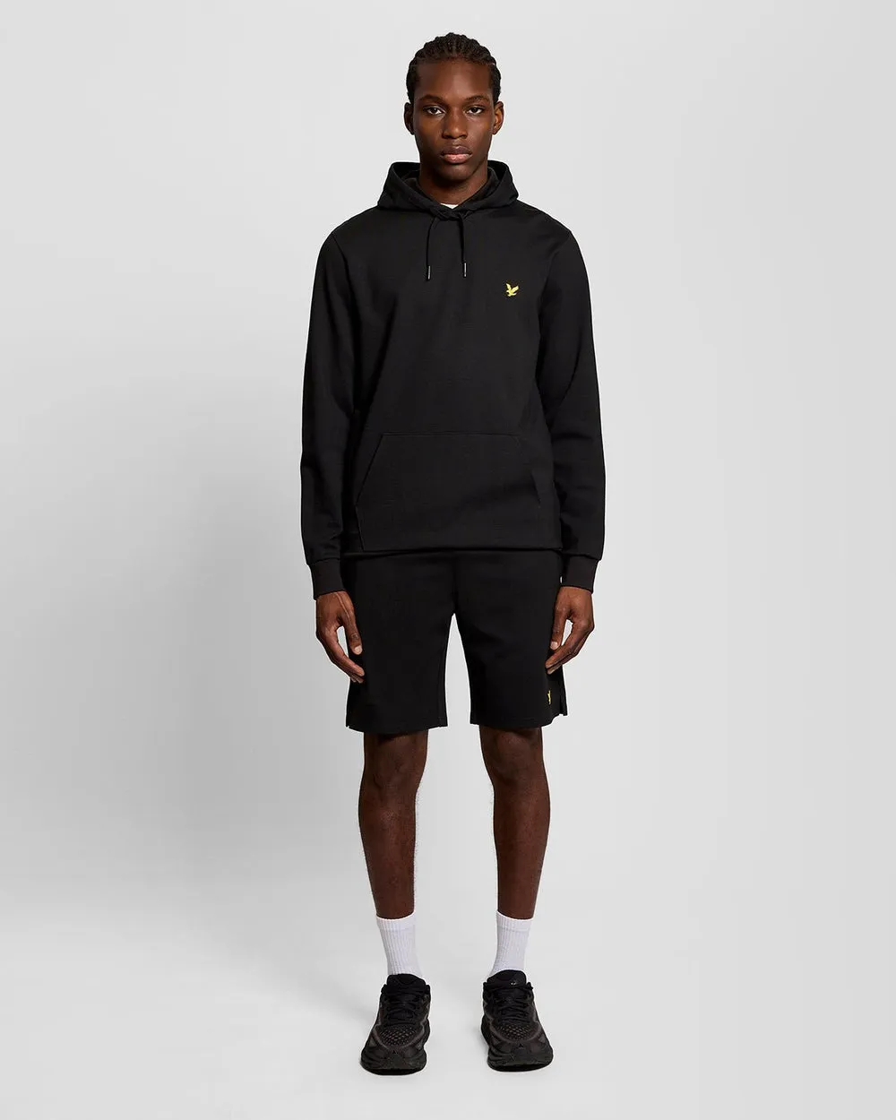 Lyle & Scott Mens Sports Lightweight Sweat Shorts | Jet Black sold by The Foot Factory product image thumbnail 2