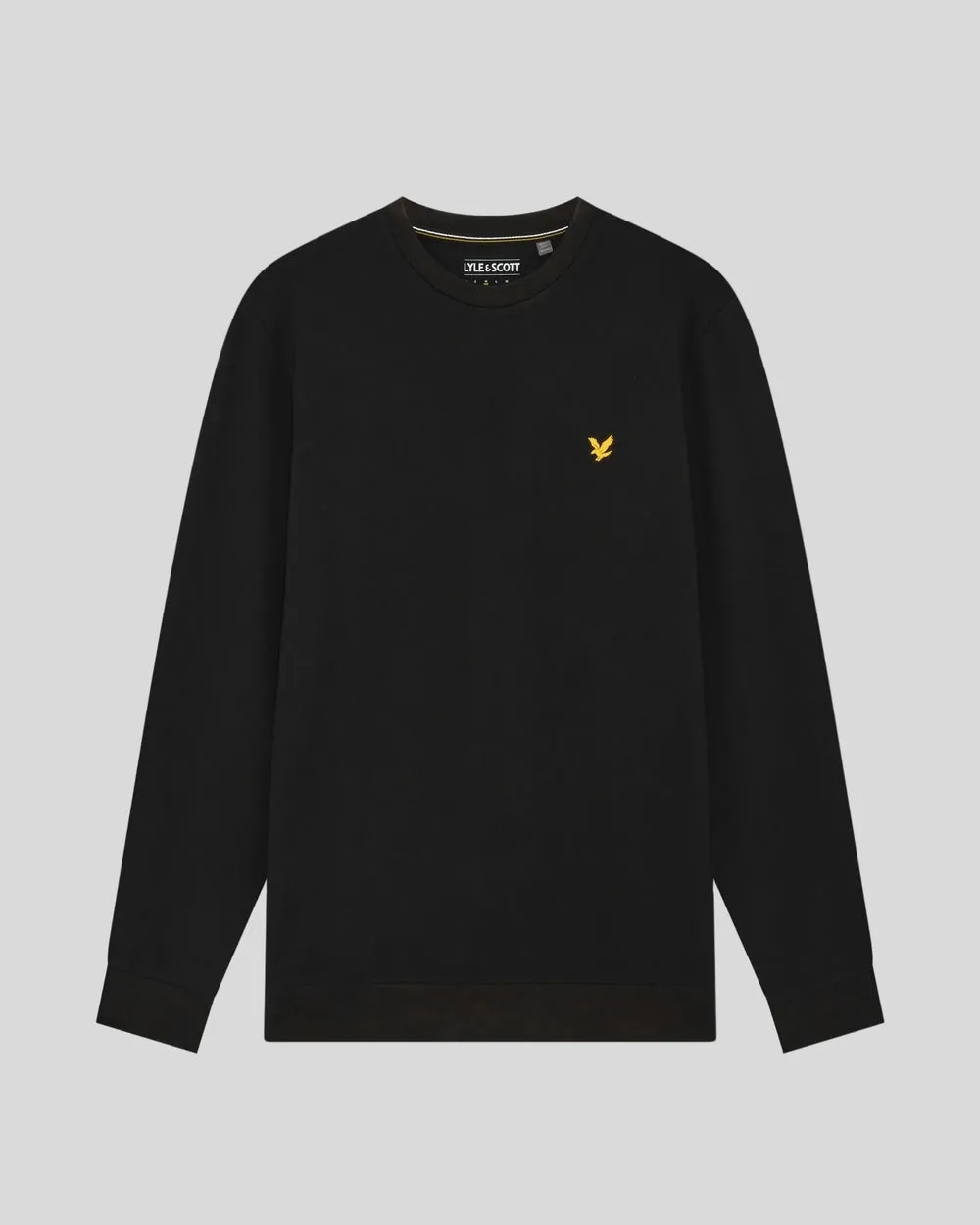 Lyle & Scott Mens Sports Lightweight Sweatshirt | Jet Black sold by The Foot Factory product image thumbnail 5