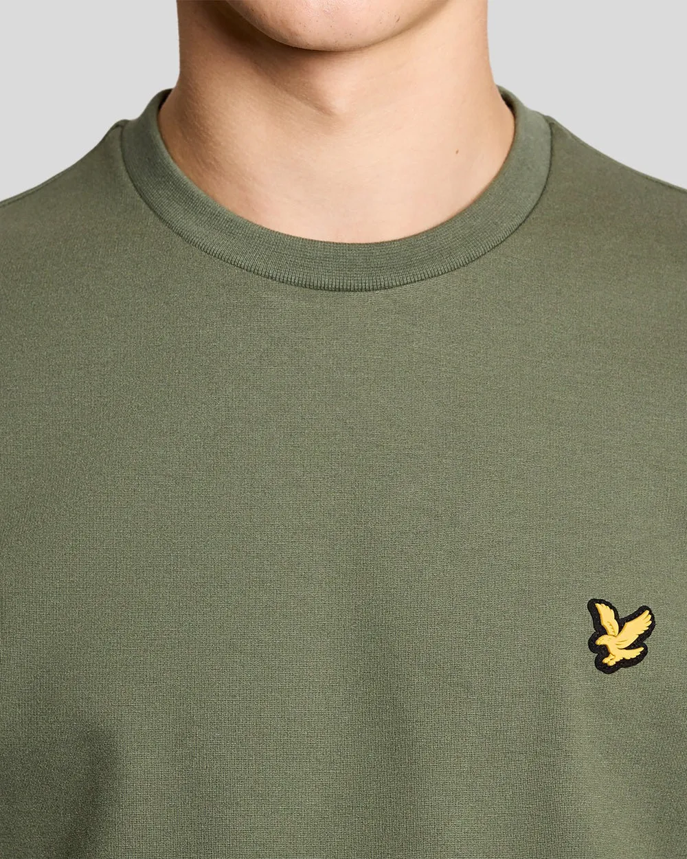 Lyle & Scott Mens Sports Lightweight Sweatshirt | Cactus Green sold by The Foot Factory product image thumbnail 3