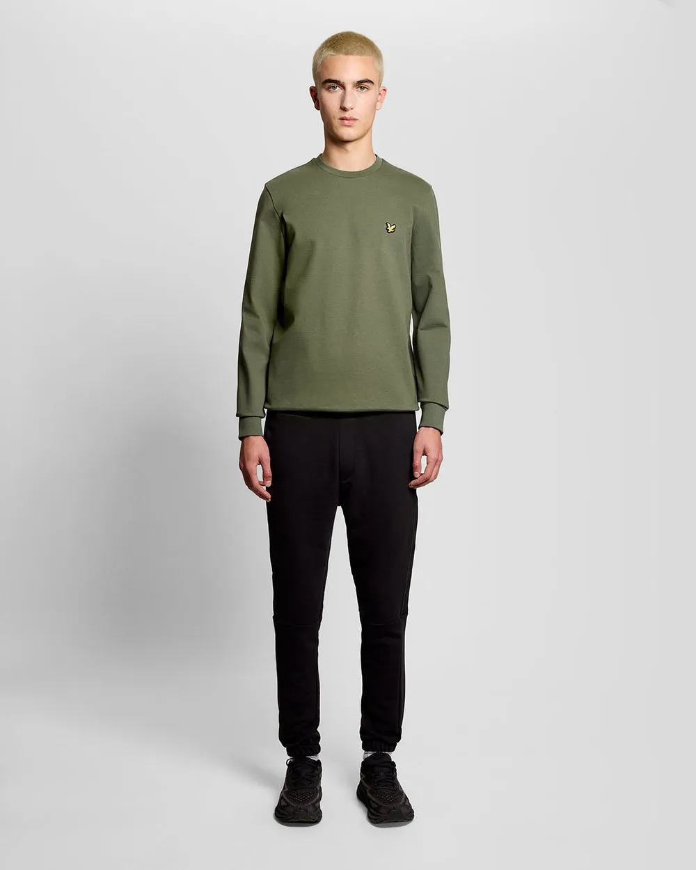 Lyle & Scott Mens Sports Lightweight Sweatshirt | Cactus Green sold by The Foot Factory product image thumbnail 2