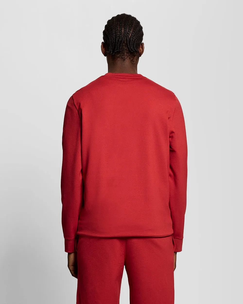 Lyle & Scott Mens Sports Lightweight Sweatshirt | Garnet sold by The Foot Factory product image thumbnail 4