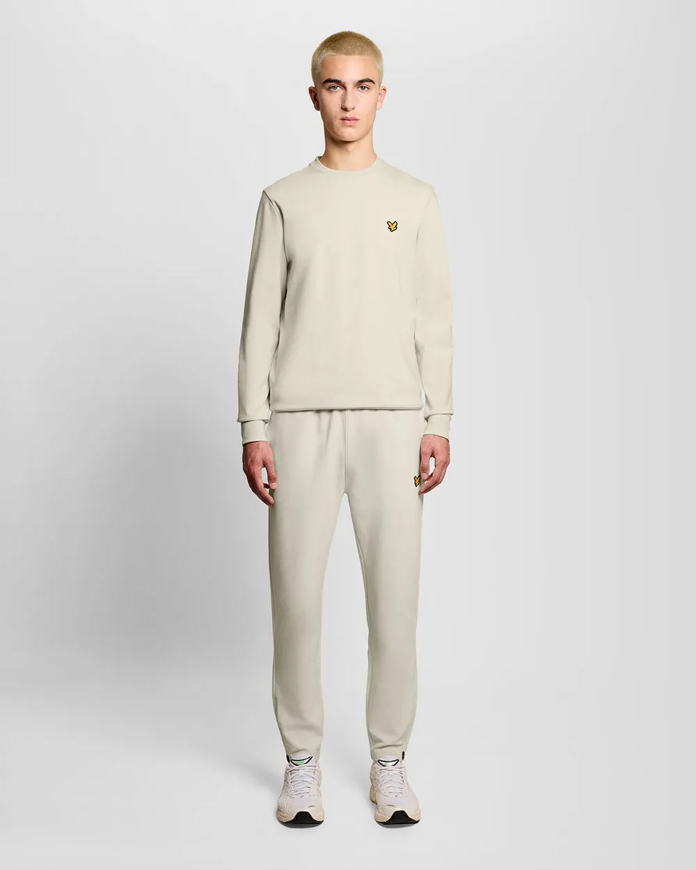 Lyle & Scott Mens Sports Lightweight Sweatshirt | Whitecap Grey sold by The Foot Factory product image thumbnail 2
