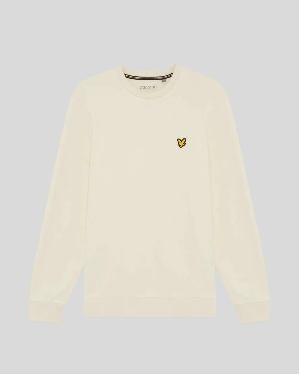 Lyle & Scott Mens Sports Lightweight Sweatshirt | Whitecap Grey sold by The Foot Factory product image thumbnail 5