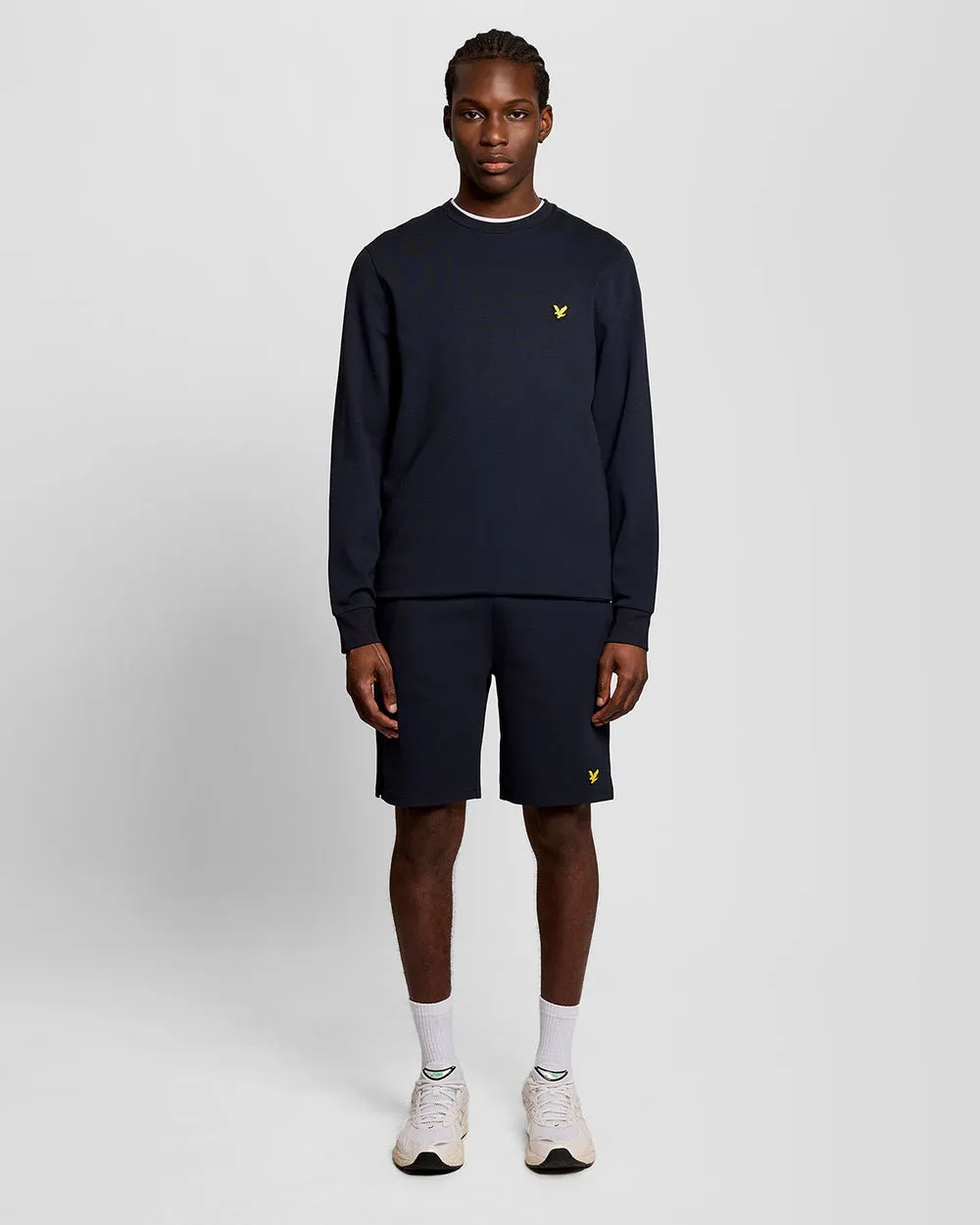 Lyle & Scott Mens Sports Lightweight Sweatshirt | Dark Navy sold by The Foot Factory product image thumbnail 2