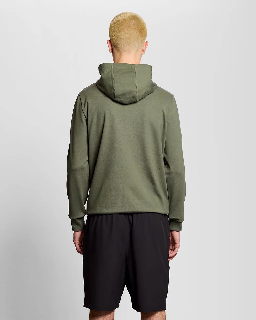 Lyle & Scott Mens Sports Lightweight Hoodie | Cactus Green sold by The Foot Factory product image thumbnail 4