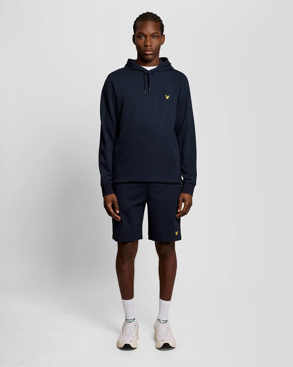 Lyle & Scott Mens Sports Lightweight Hoodie | Dark Navy sold by The Foot Factory product image thumbnail 2