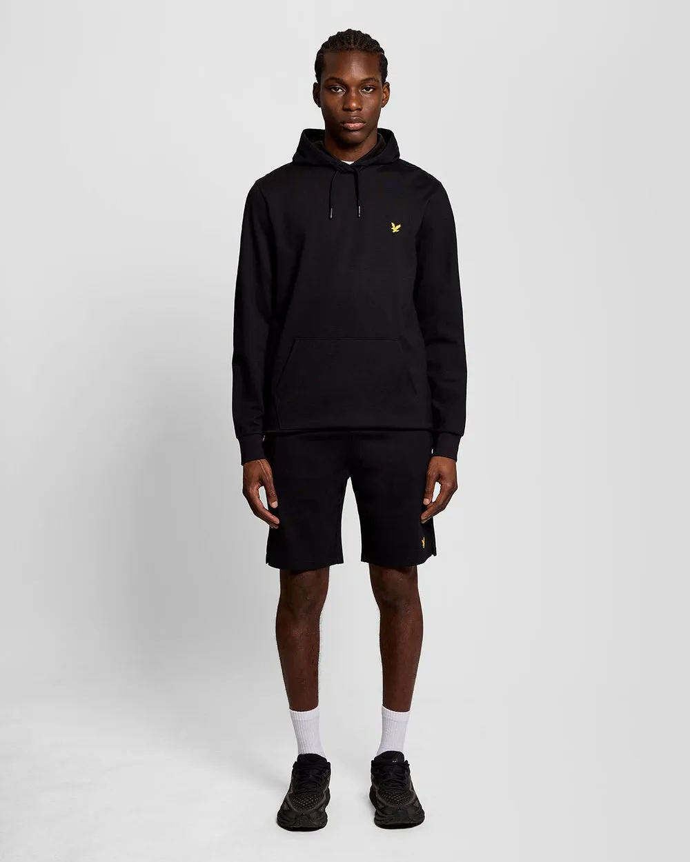 Lyle & Scott Mens Sports Lightweight Hoodie | Jet Black sold by The Foot Factory product image thumbnail 2