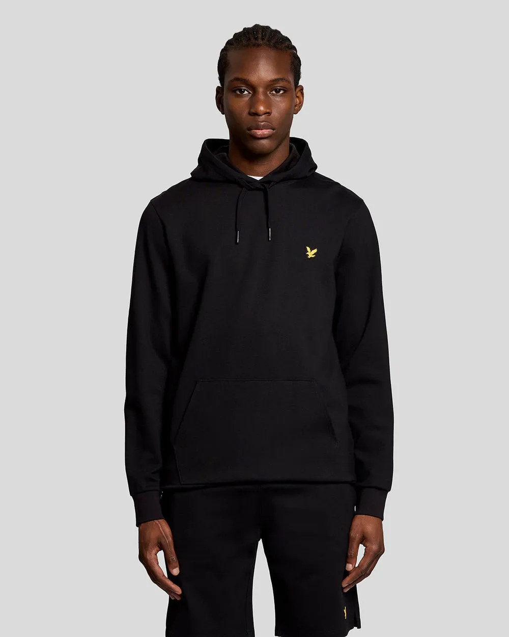 Lyle & Scott Mens Sports Lightweight Hoodie | Jet Black sold by The Foot Factory