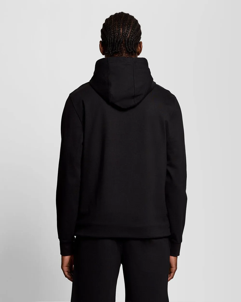 Lyle & Scott Mens Sports Lightweight Hoodie | Jet Black sold by The Foot Factory product image thumbnail 4