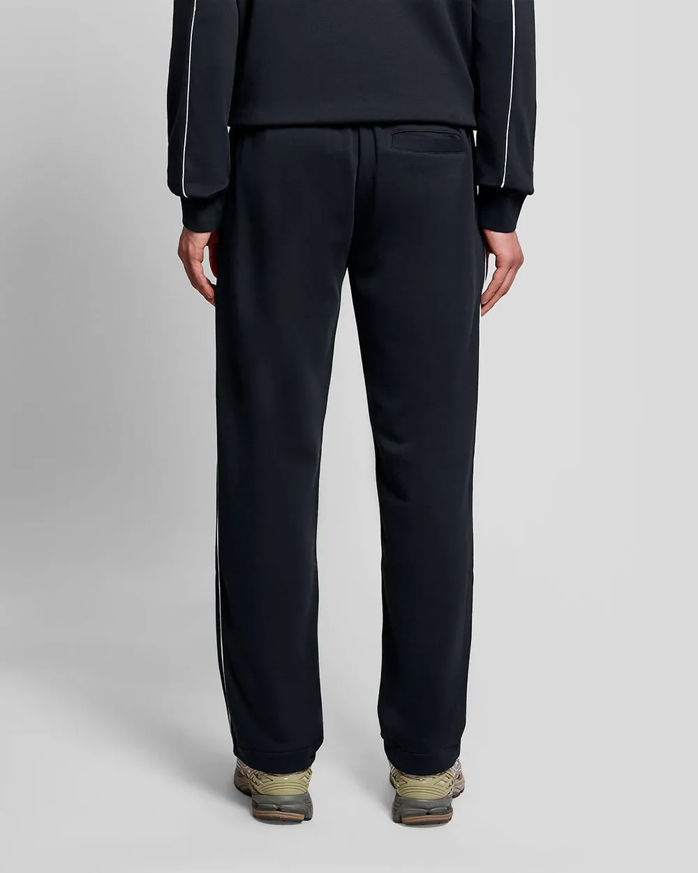 Lyle & Scott Mens Straight Leg Piped Track Pants | Dark Navy sold by The Foot Factory product image thumbnail 4