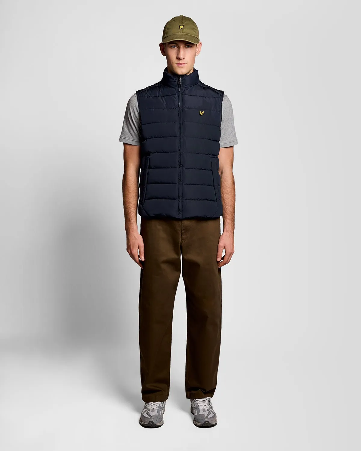 Lyle & Scott Mens Quilted Gilet | Dark Navy sold by The Foot Factory product image thumbnail 2