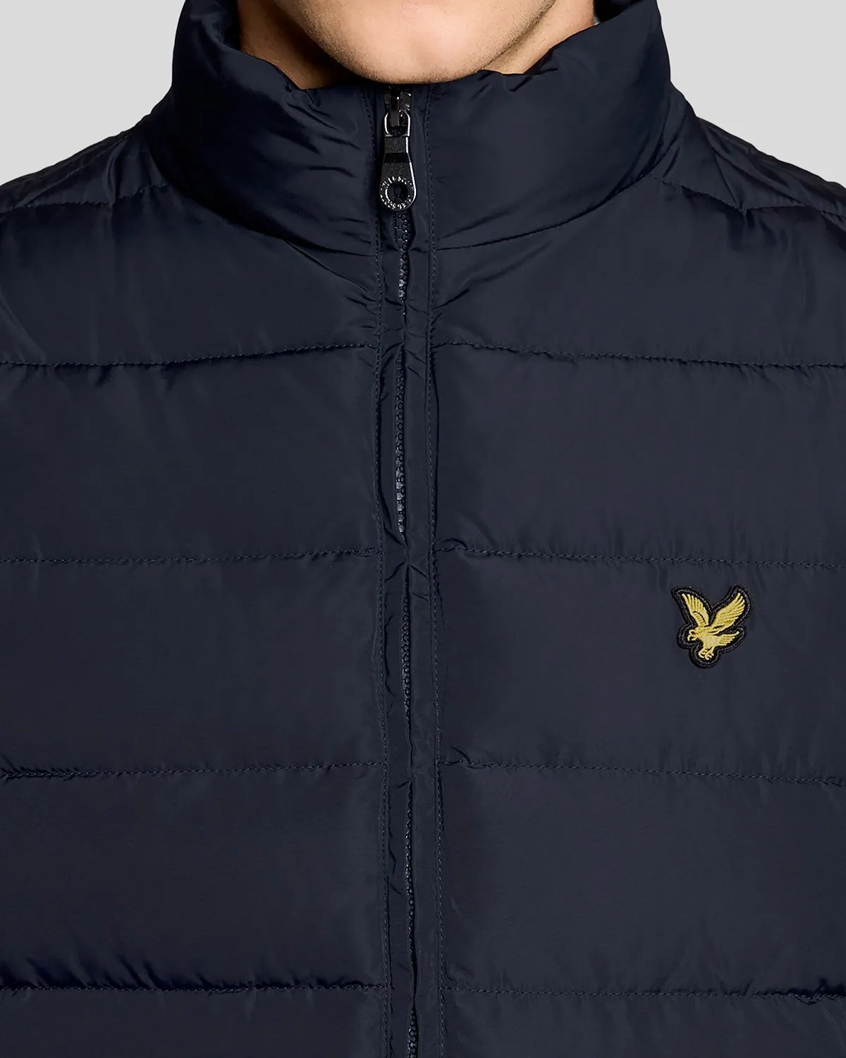 Lyle & Scott Mens Quilted Gilet | Dark Navy sold by The Foot Factory product image thumbnail 3