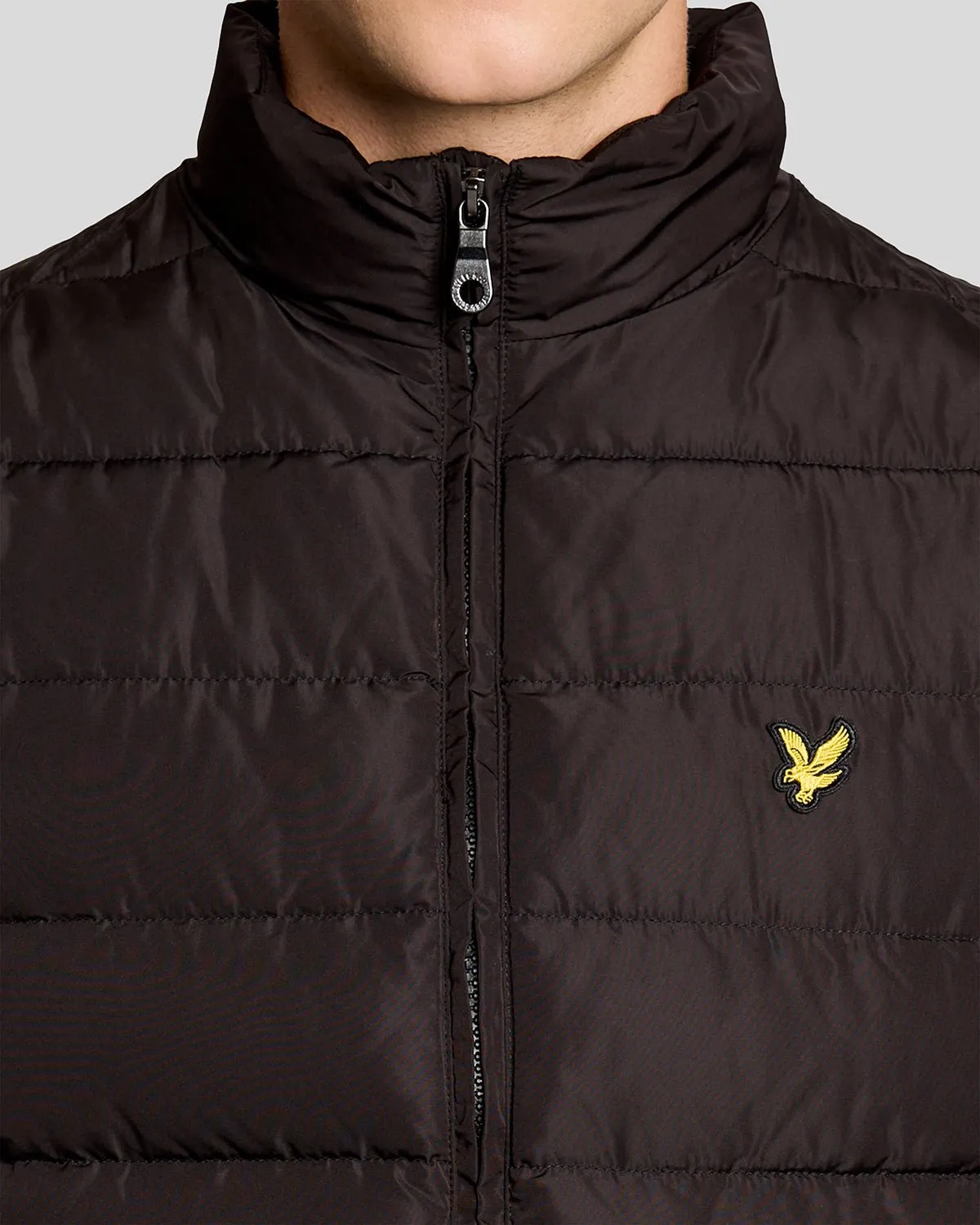 Lyle & Scott Mens Quilted Gilet | Jet Black sold by The Foot Factory product image thumbnail 3