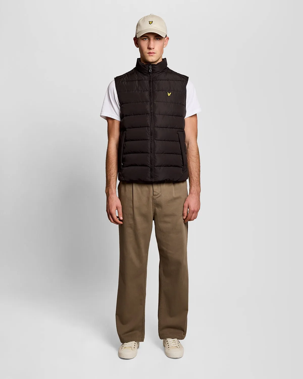 Lyle & Scott Mens Quilted Gilet | Jet Black sold by The Foot Factory product image thumbnail 2