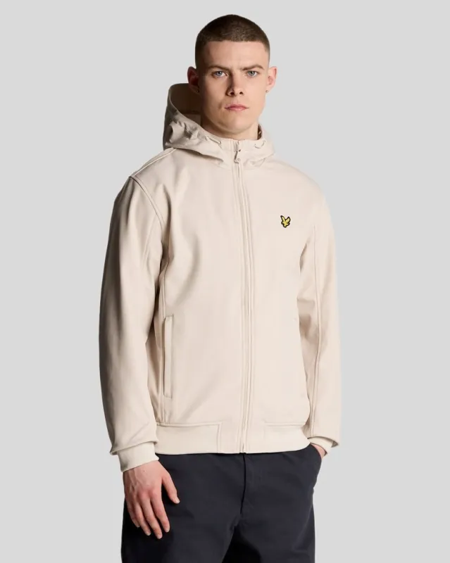 Lyle & Scott Mens Mesh Lined Softshell Jacket | Cove sold by The Foot Factory