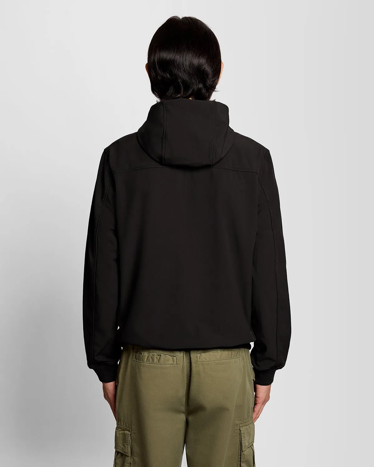 Lyle & Scott Mens Fleece Lined Softshell Jacket | Jet Black sold by The Foot Factory product image thumbnail 4