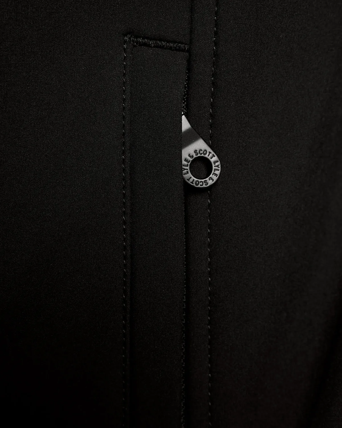 Lyle & Scott Mens Fleece Lined Softshell Jacket | Jet Black sold by The Foot Factory product image thumbnail 5