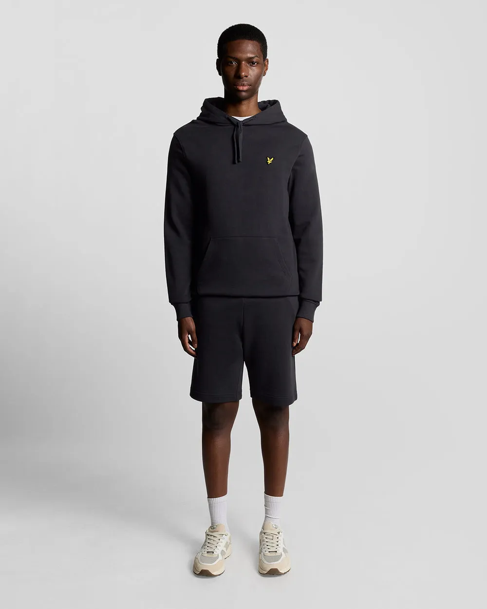 Lyle & Scott Mens Loopback Cotton Hoodie | Dark Navy sold by The Foot Factory product image thumbnail 2