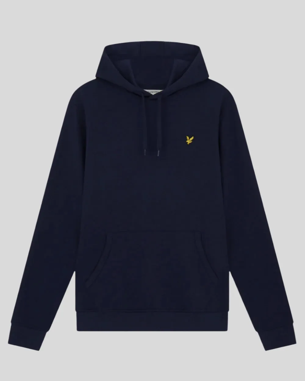 Lyle & Scott Mens Loopback Cotton Hoodie | Dark Navy sold by The Foot Factory product image thumbnail 5