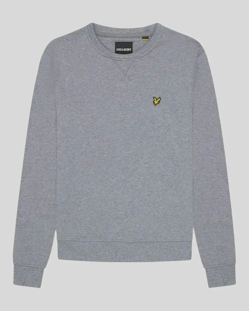 Lyle & Scott Mens Crew Neck Sweatshirt | Mid Grey Marl sold by The Foot Factory product image thumbnail 5
