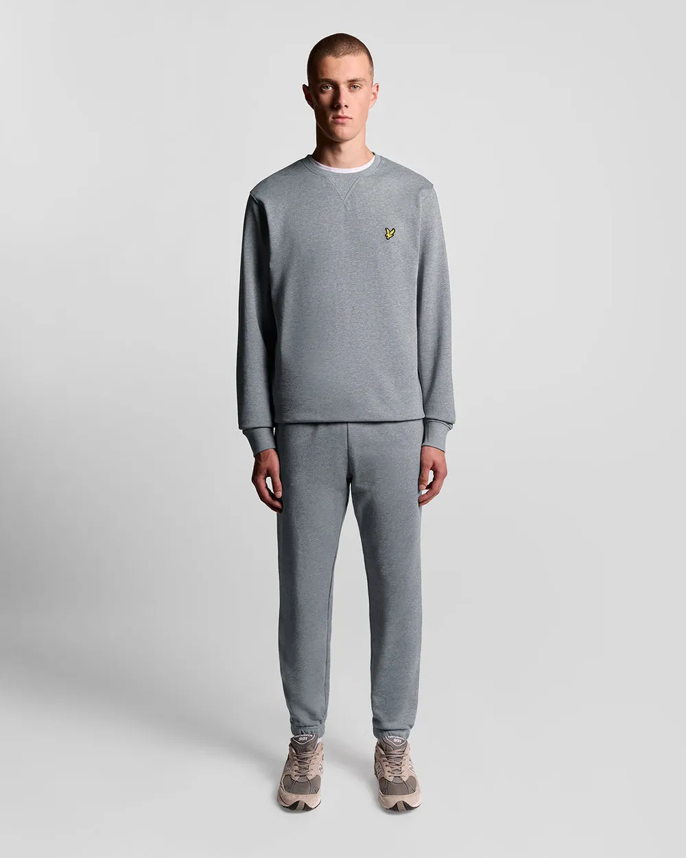 Lyle & Scott Mens Crew Neck Sweatshirt | Mid Grey Marl sold by The Foot Factory product image thumbnail 2