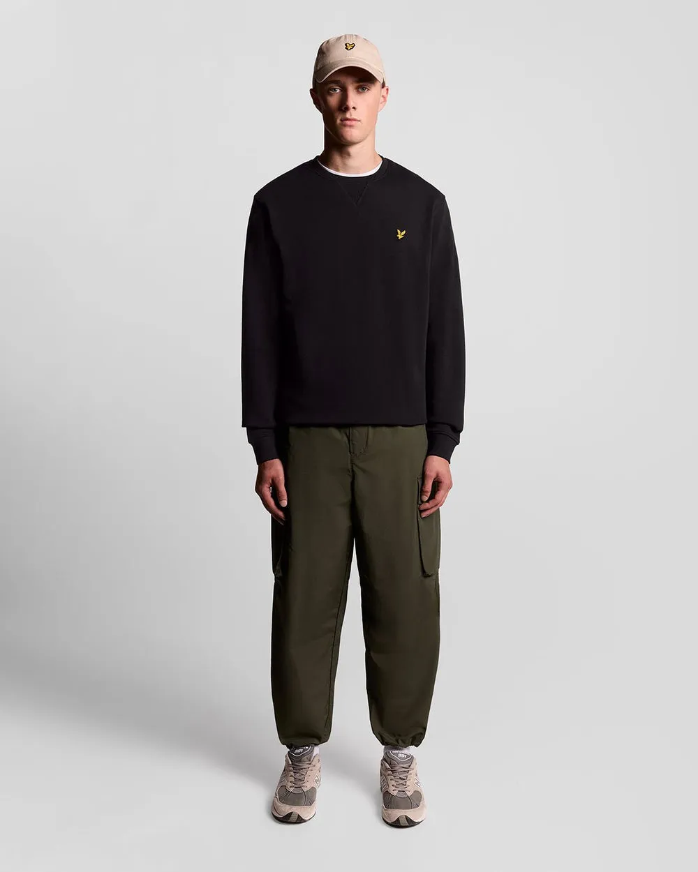 Lyle & Scott Mens Crew Neck Sweatshirt | Jet Black sold by The Foot Factory product image thumbnail 2