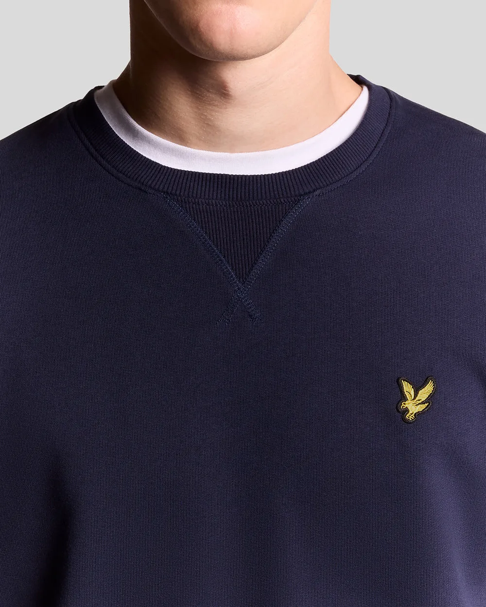 Lyle & Scott Mens Crew Neck Sweatshirt | Navy sold by The Foot Factory product image thumbnail 3