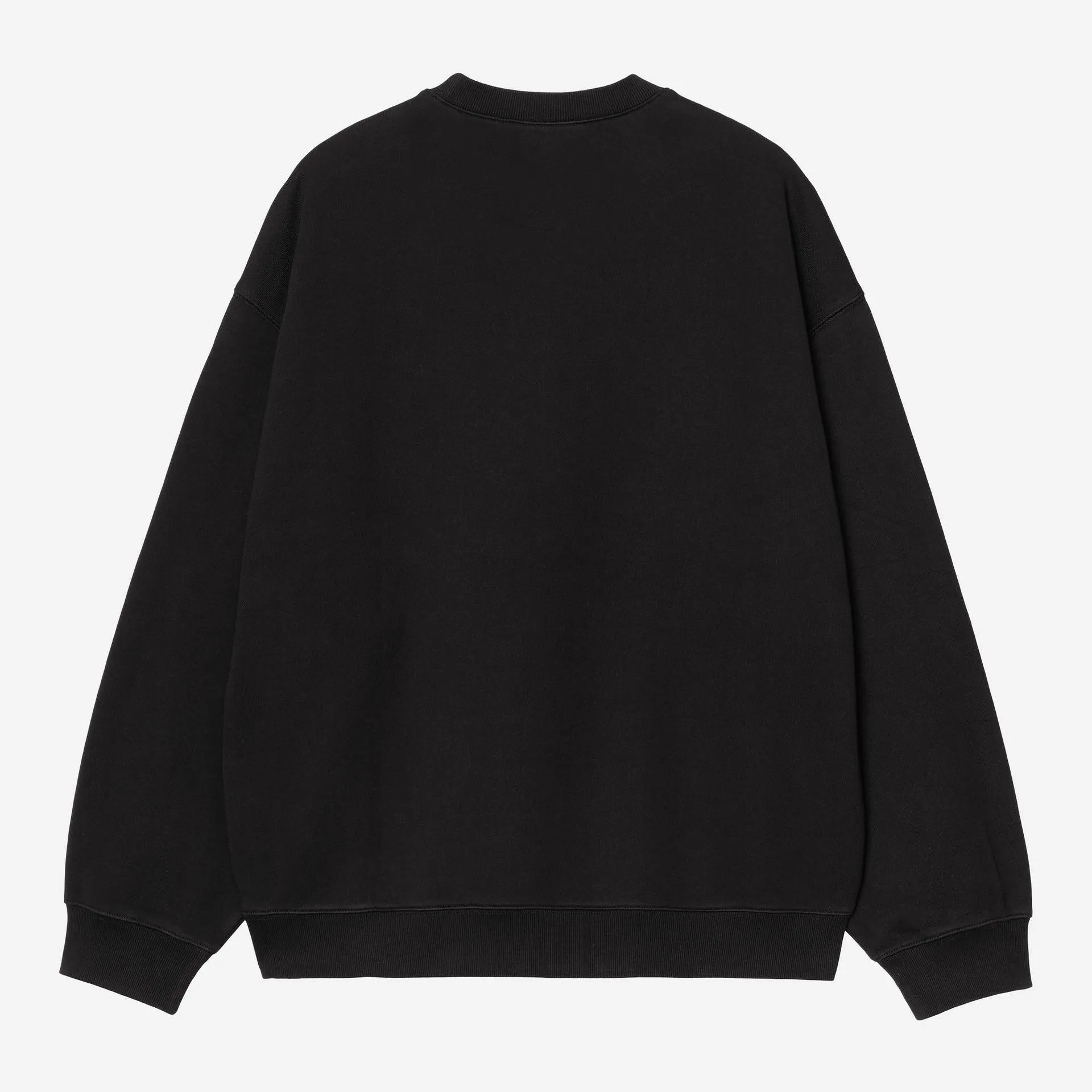 Carhartt WIP Mens WIP Label Sweatshirt | Black sold by The Foot Factory product image thumbnail 2