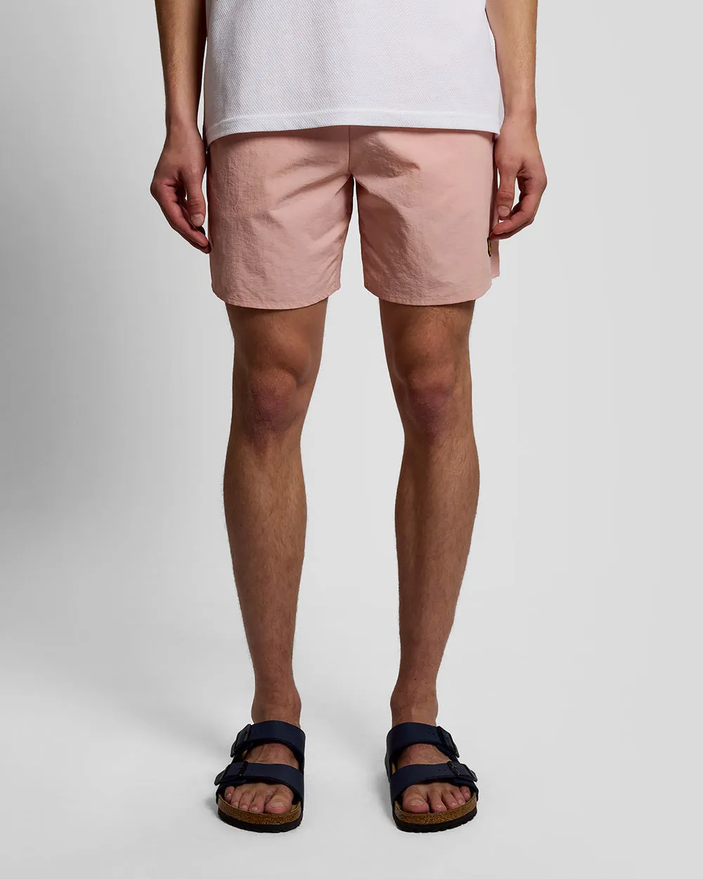 Lyle & Scott Mens Swim Shorts | Pink Grapefruit sold by The Foot Factory product image thumbnail 2