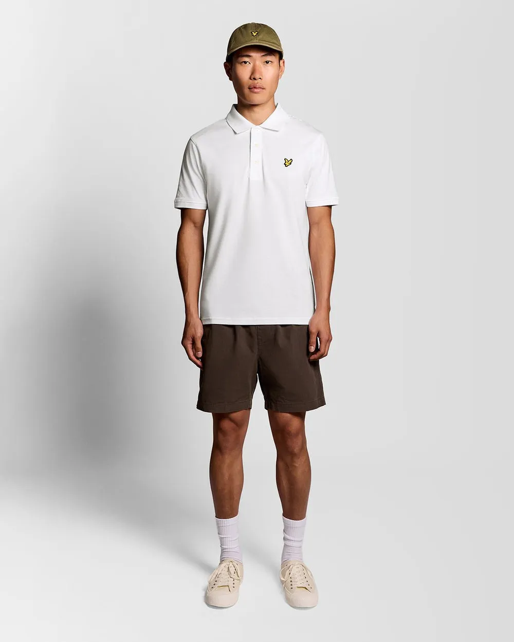 Lyle & Scott Mens Cotton Jersey Polo Shirt | White sold by The Foot Factory product image thumbnail 2
