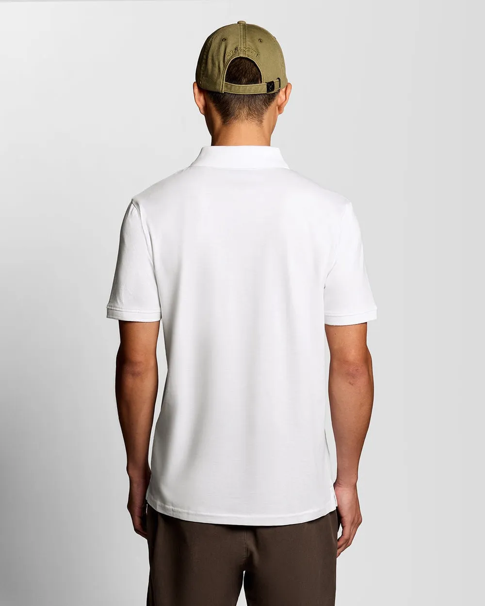 Lyle & Scott Mens Cotton Jersey Polo Shirt | White sold by The Foot Factory product image thumbnail 4