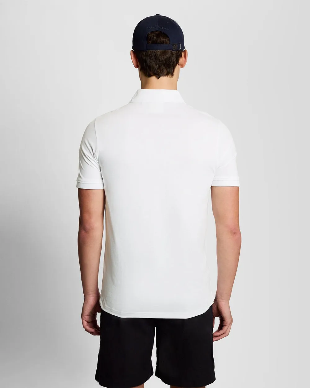 Lyle & Scott Mens Pintuck Cuff Polo Shirt | White sold by The Foot Factory product image thumbnail 4