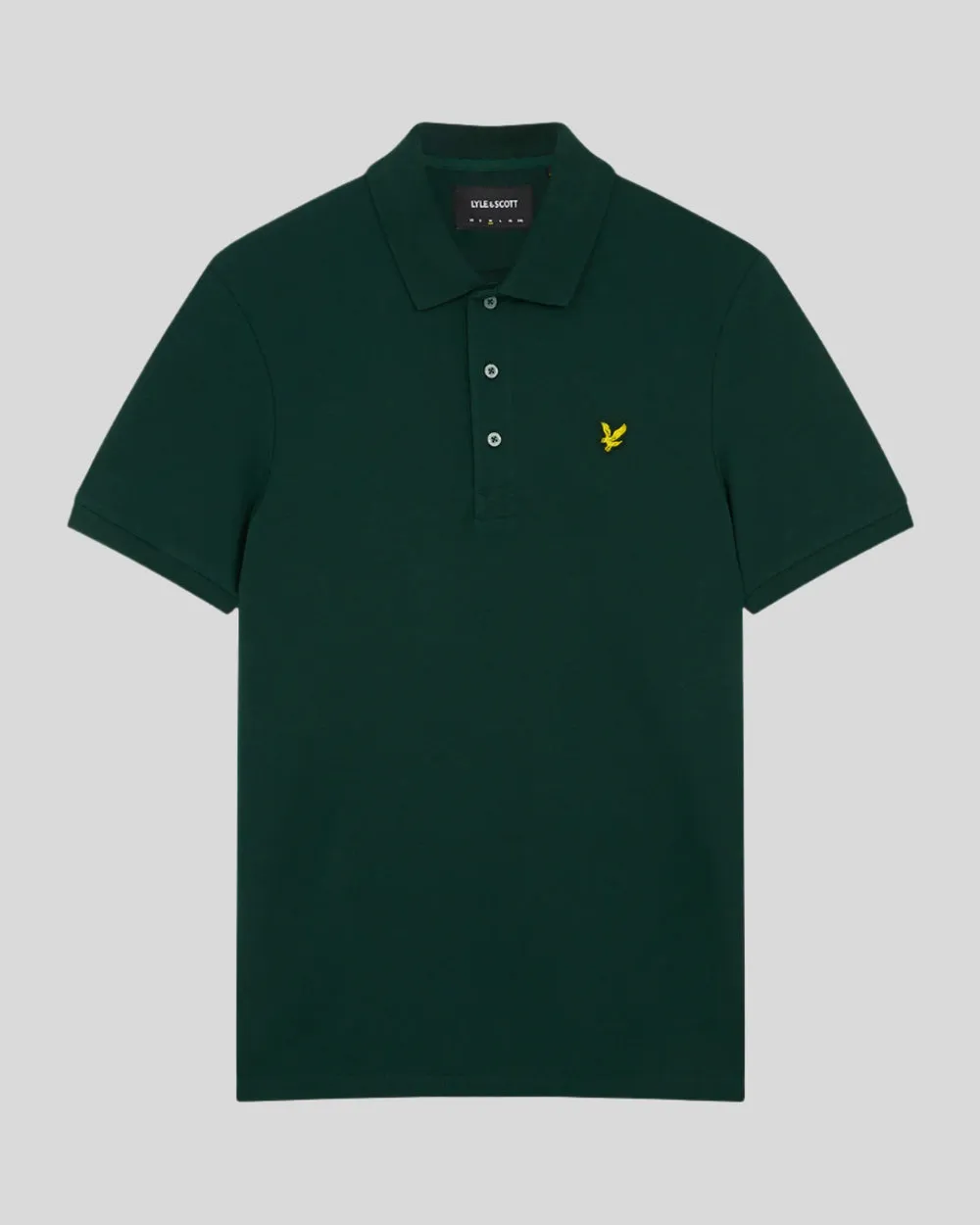 Lyle & Scott Mens Cotton Polo Shirt | Dark Green sold by The Foot Factory product image thumbnail 5